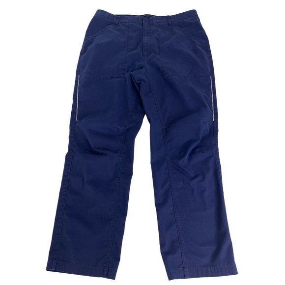 Oobe Men's Work Uniform Pants 36x31 Blue Polyester Cotton Spandex - Picture 1 of 6